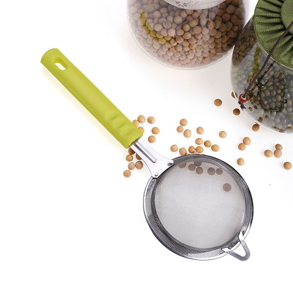 Hand-held Flour Sieve Stainless Steel Wire Flour Sieve Kitchen Flour Filters view 2