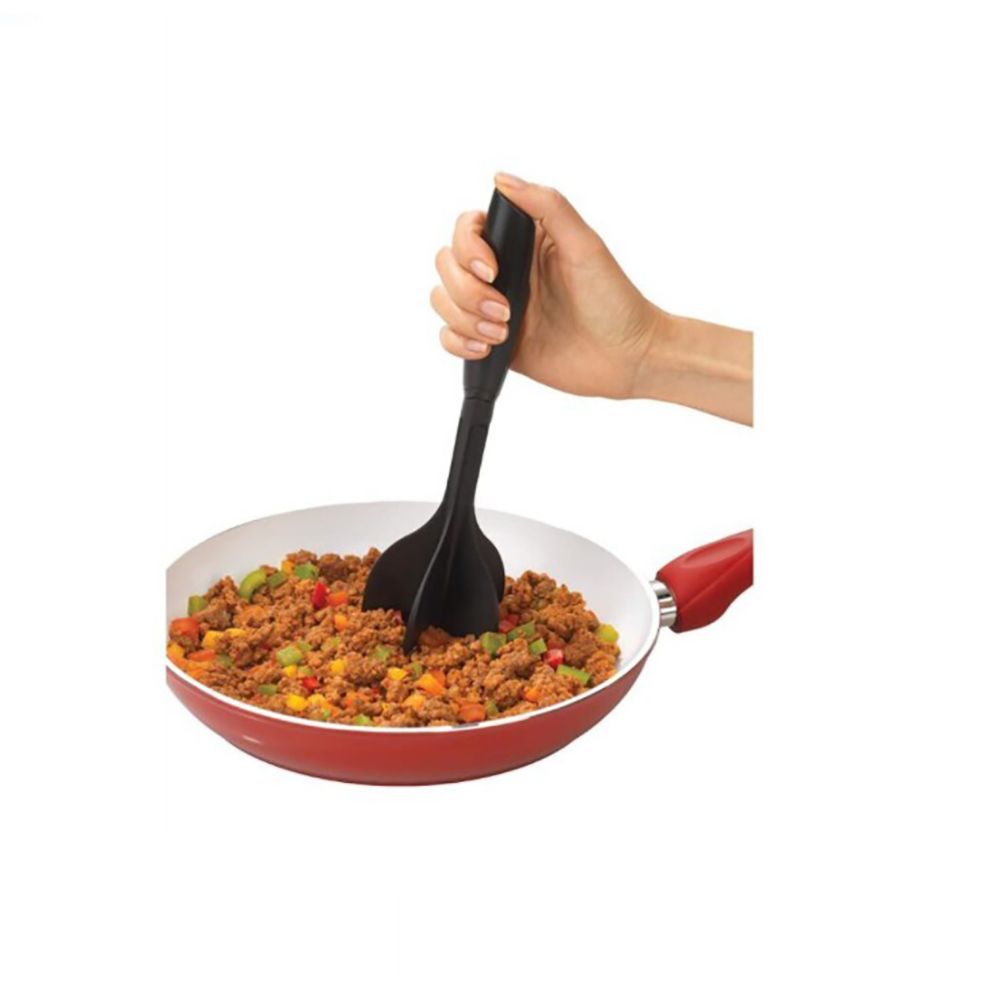Meat Chopper Multifunctional Ground Beef Masher Burger Chopper Utensil Non view 7
