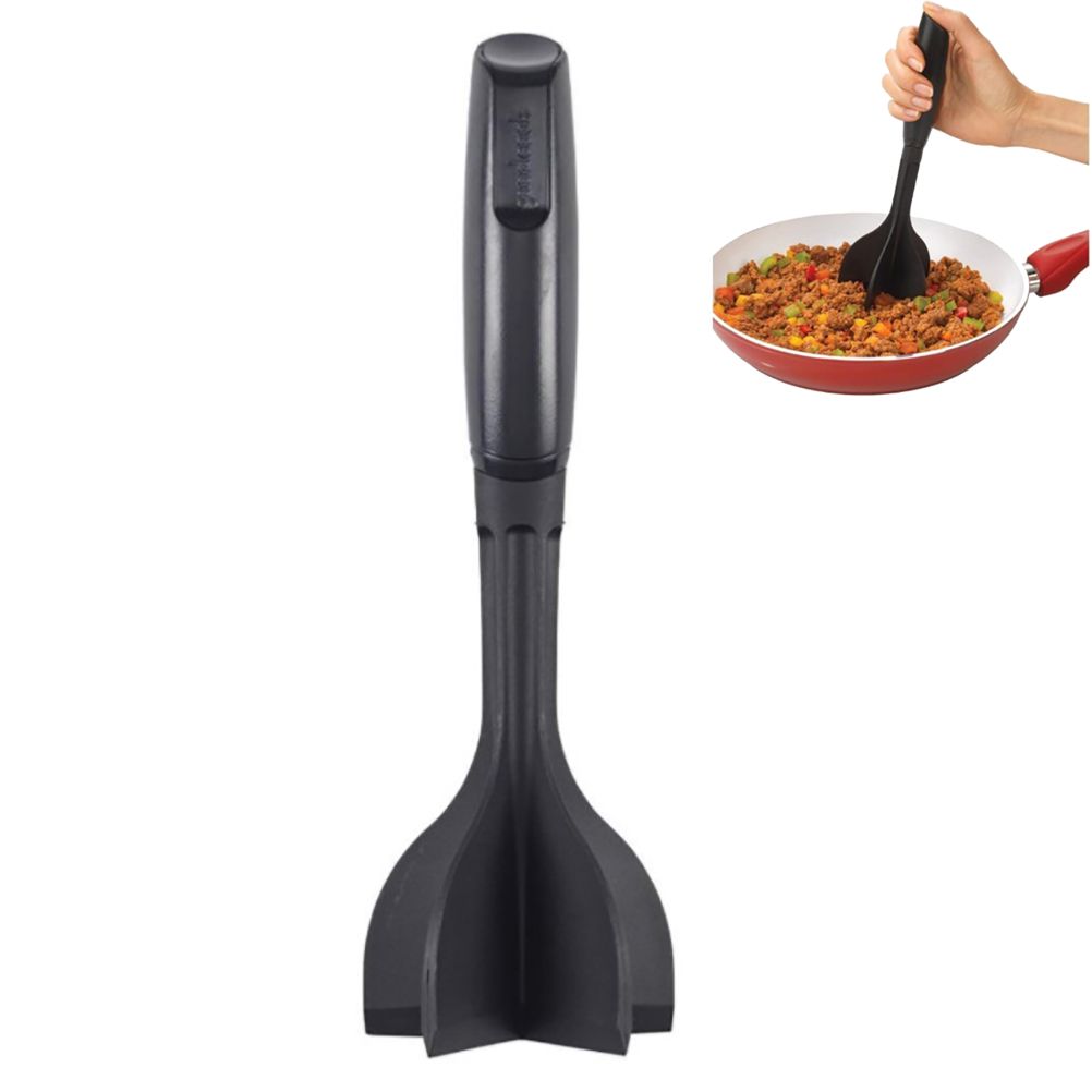 Meat Chopper Multifunctional Ground Beef Masher Burger Chopper Utensil Non view 8