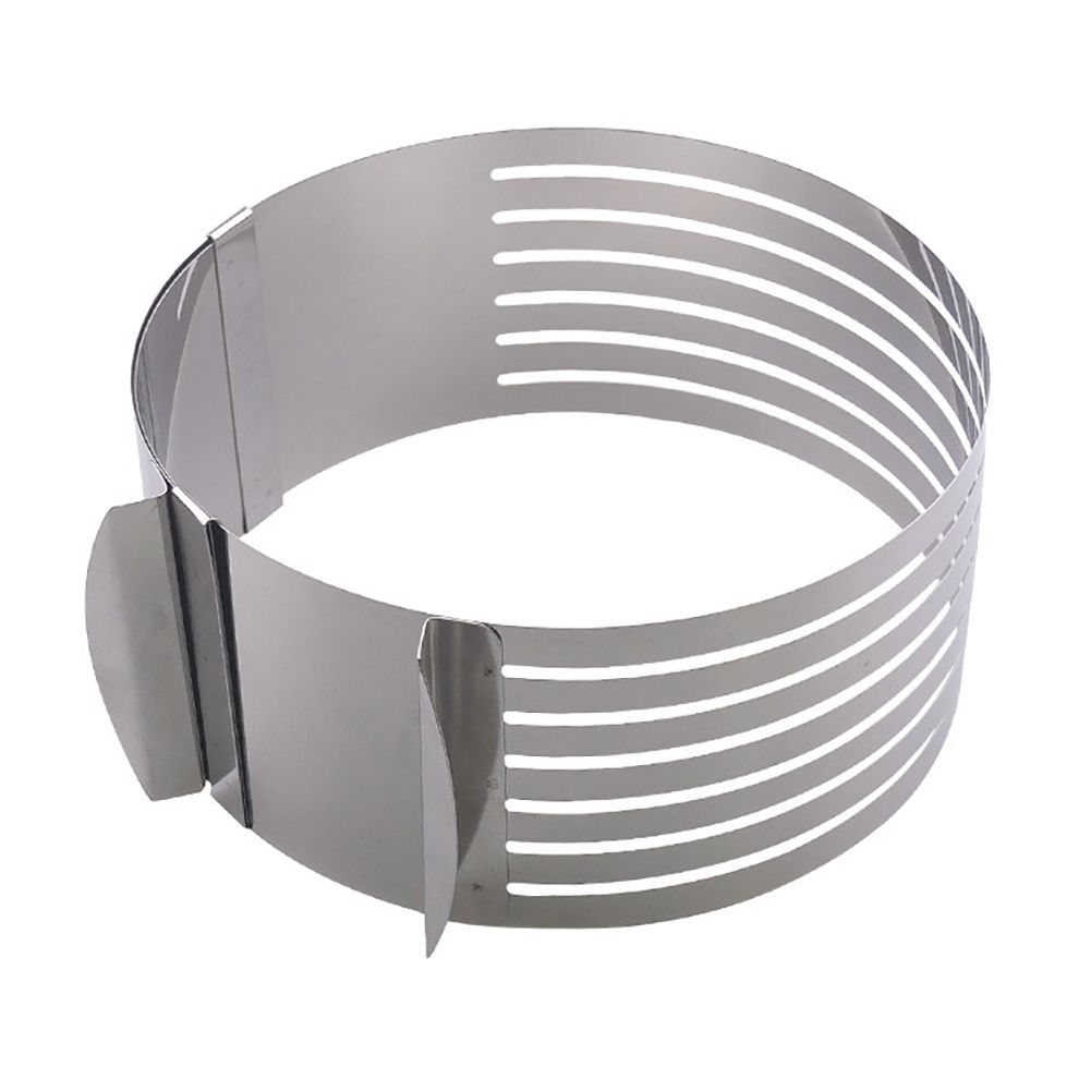 16-20cm Stainless Steel Adjustable Cake Ring Telescopic Cake Cutter Kit Mousse