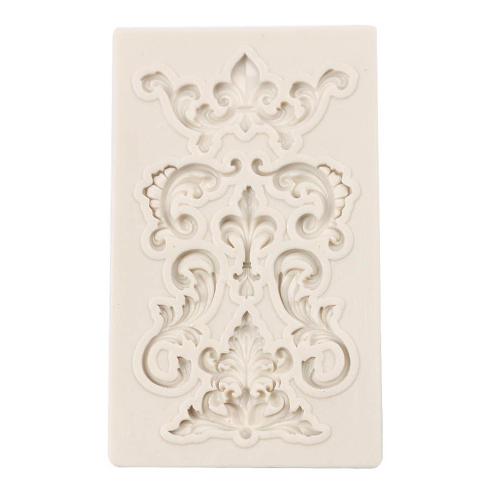 Lace Flower Border Mould Vintage Fondant Mold Silicone Cake Decorating Mould view 4