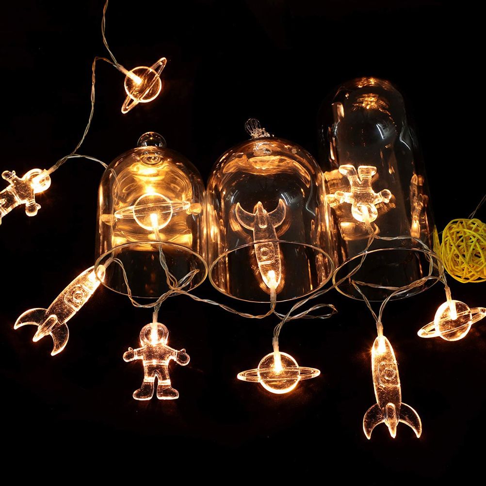 3Meter 20LED LED String Light Astronaut Spaceship Pendants Holiday Party view 2