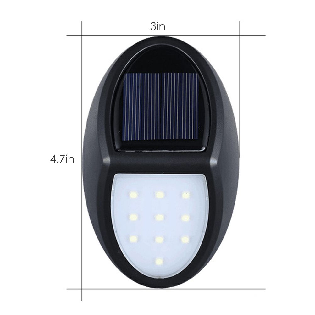 10LED Solar Light Wall Lamp IP65 Waterproof Outdoor Solar Garden Light for view 2