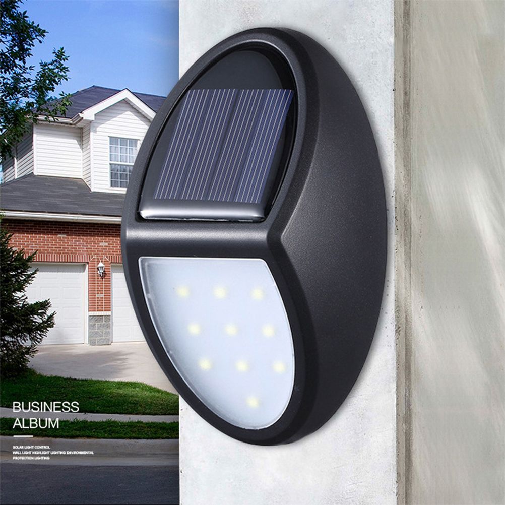 10LED Solar Light Wall Lamp IP65 Waterproof Outdoor Solar Garden Light for view 4