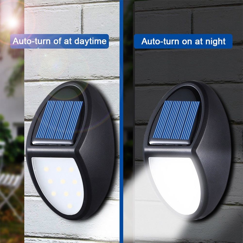 10LED Solar Light Wall Lamp IP65 Waterproof Outdoor Solar Garden Light for view 6