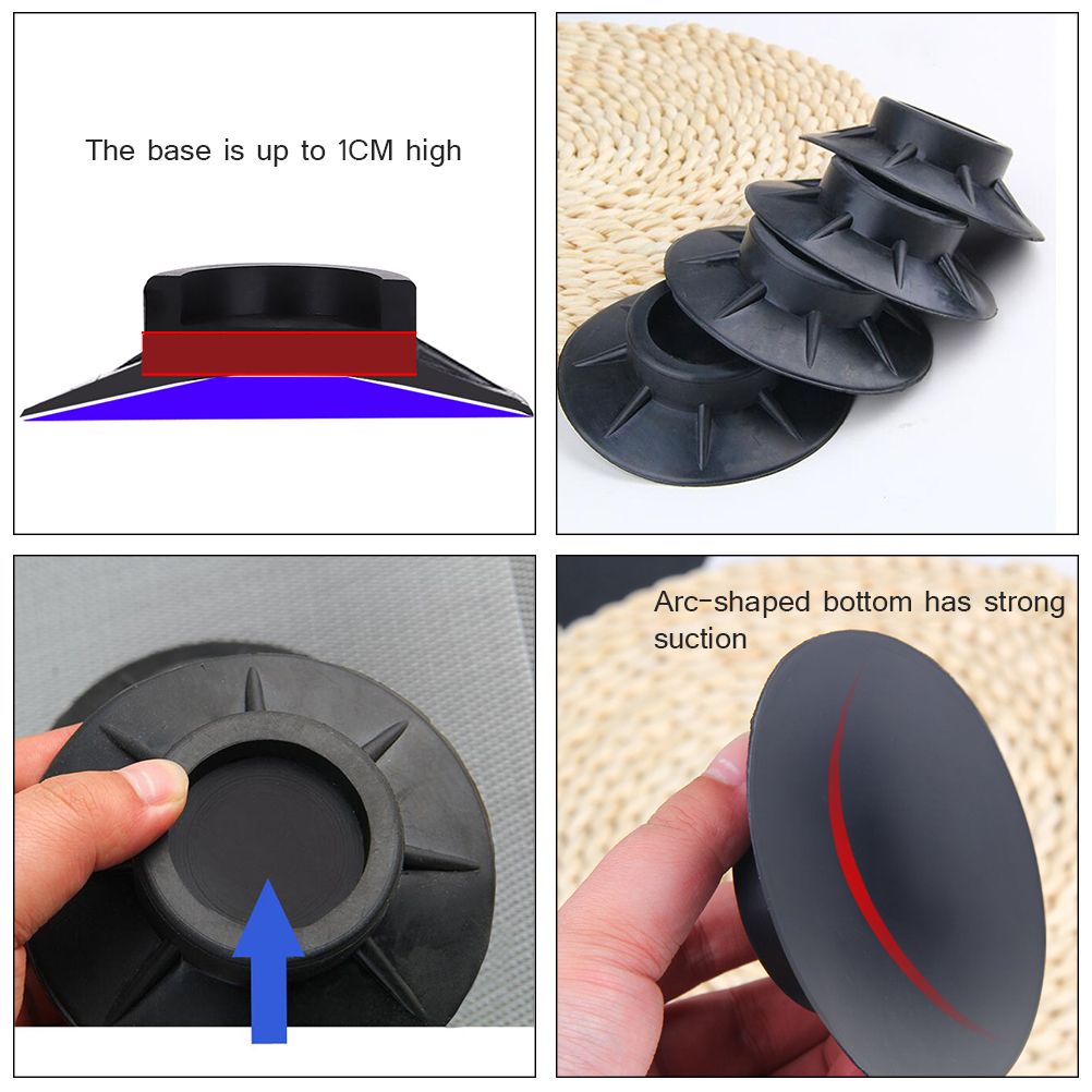 4PCS Washer Dryer Stabilizer Pads Antivibration and Anti Walk Pads Washing view 4