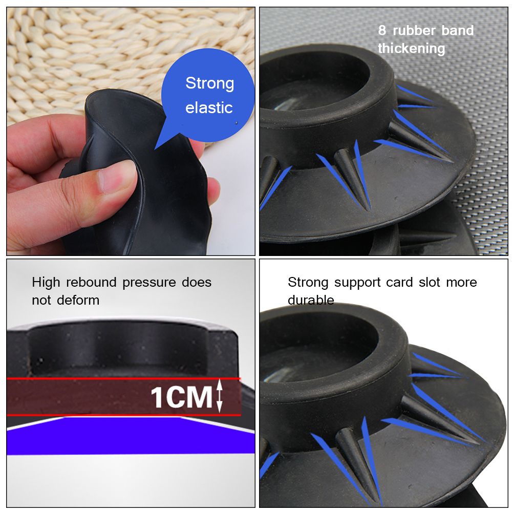 4PCS Washer Dryer Stabilizer Pads Antivibration and Anti Walk Pads Washing view 5