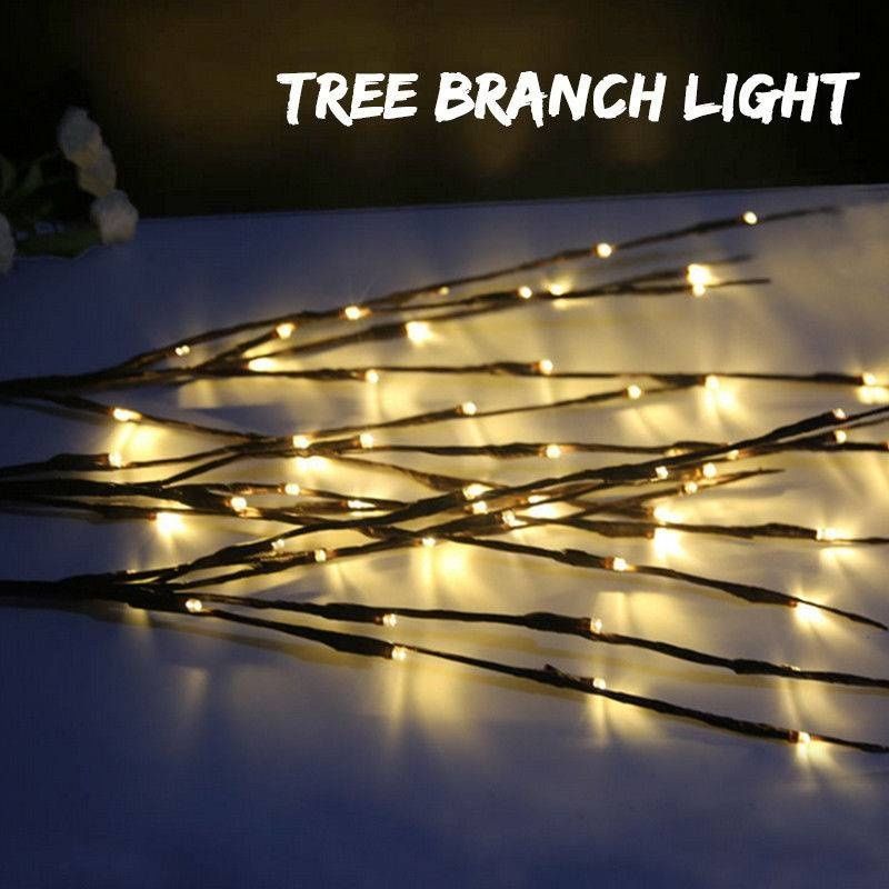 20 LED Indoor Tree Branch Light Party Wedding Home Garden Decor Fairy String Lamp view 3