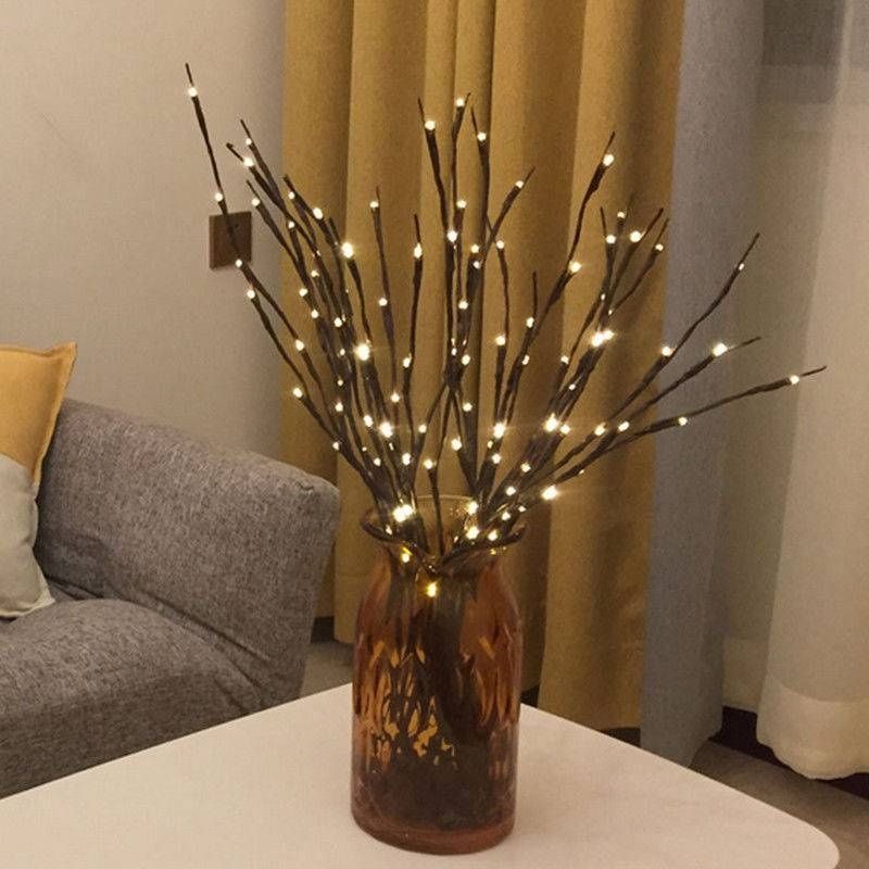 20 LED Indoor Tree Branch Light Party Wedding Home Garden Decor Fairy String Lamp view 10