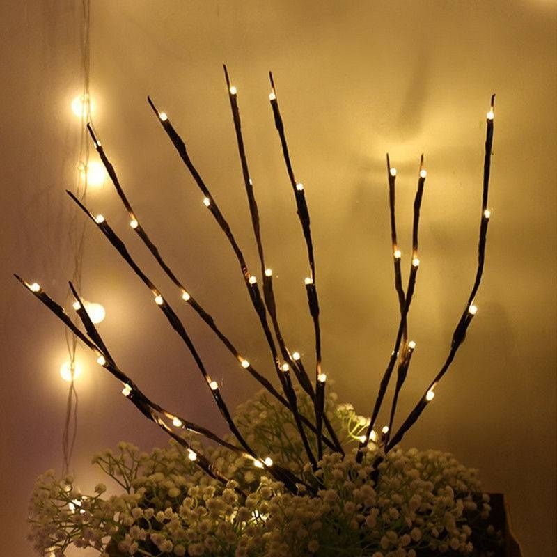 20 LED Indoor Tree Branch Light Party Wedding Home Garden Decor Fairy String Lamp view 12
