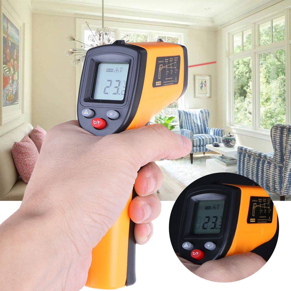 GM320 Digital Infrared Thermometer Non Contact Digital Temperature Gun for view 9