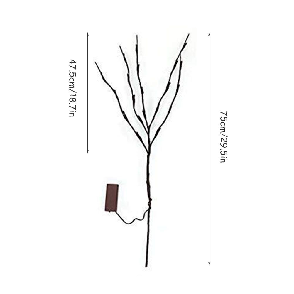 LED Lighted Twig Branches Battery Operated Artificial Tree Lights Branch Lamp view 3