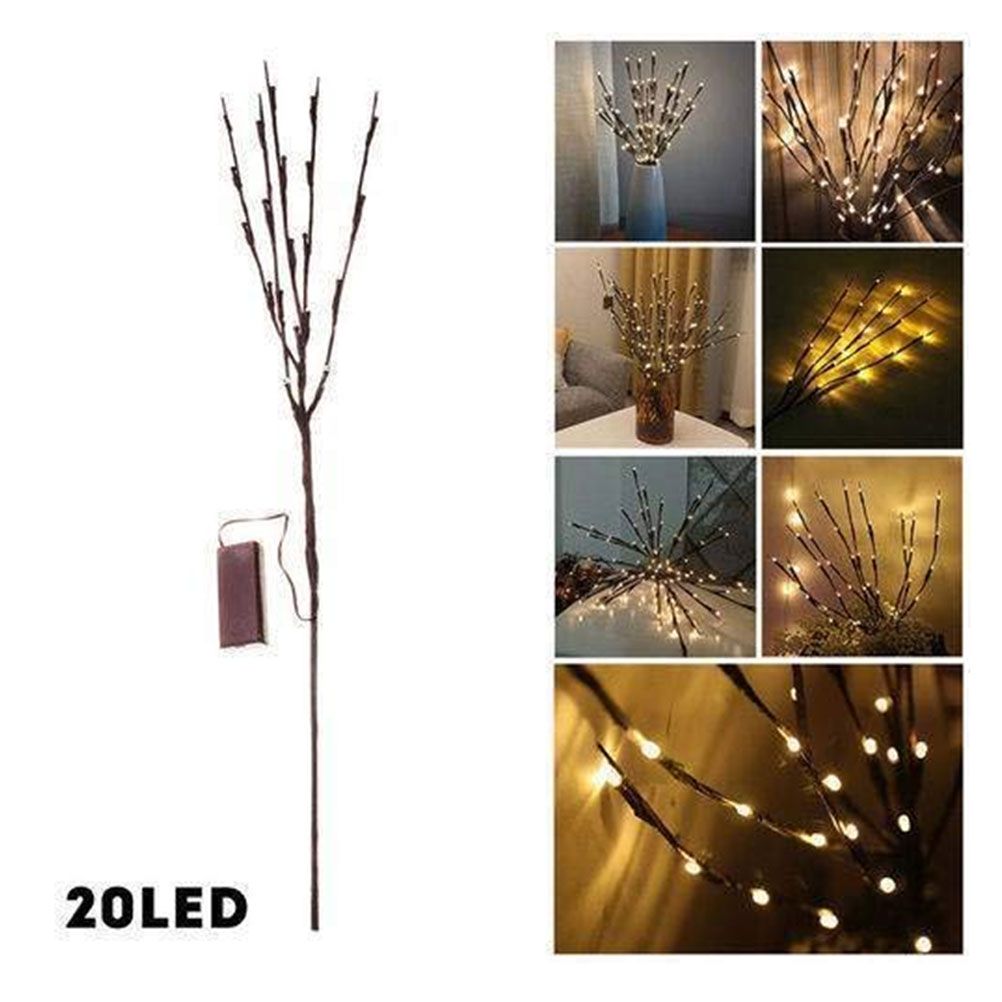 LED Lighted Twig Branches Battery Operated Artificial Tree Lights Branch Lamp view 4