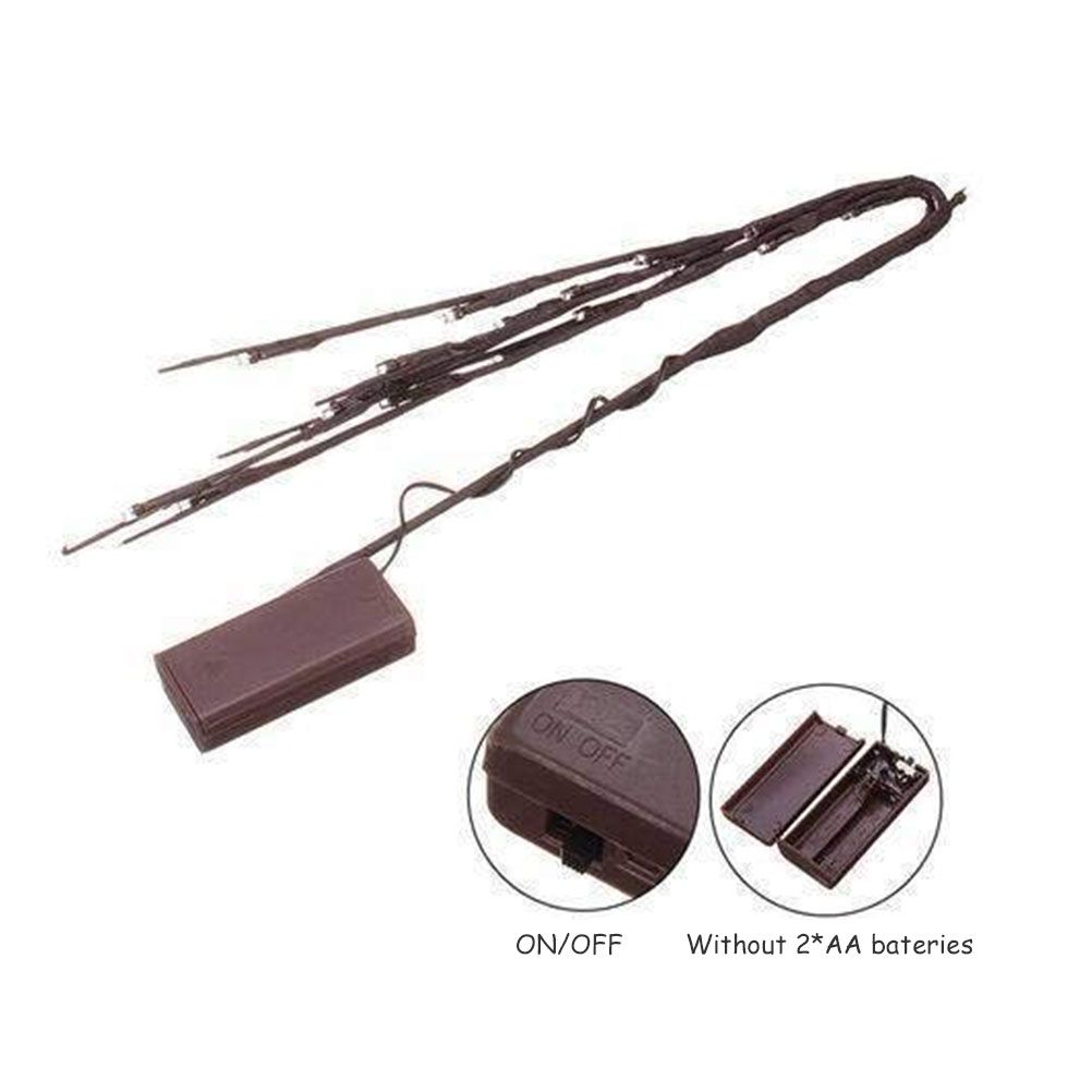LED Lighted Twig Branches Battery Operated Artificial Tree Lights Branch Lamp view 7
