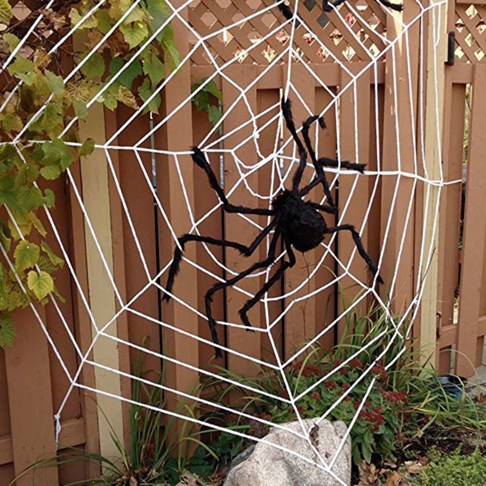 200cm Giant Halloween Spider Decorations Props Adjustable Simulation Hanging view 5