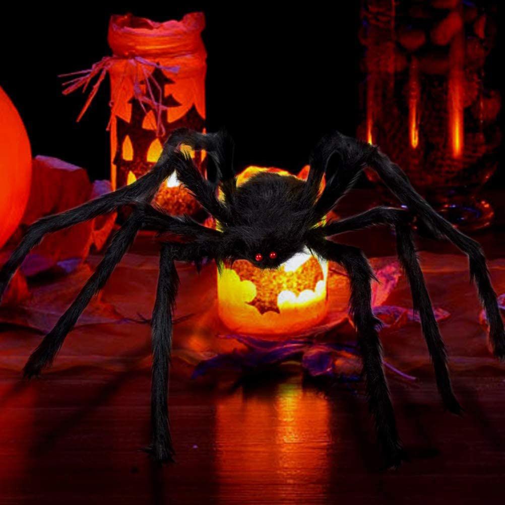 200cm Giant Halloween Spider Decorations Props Adjustable Simulation Hanging view 7