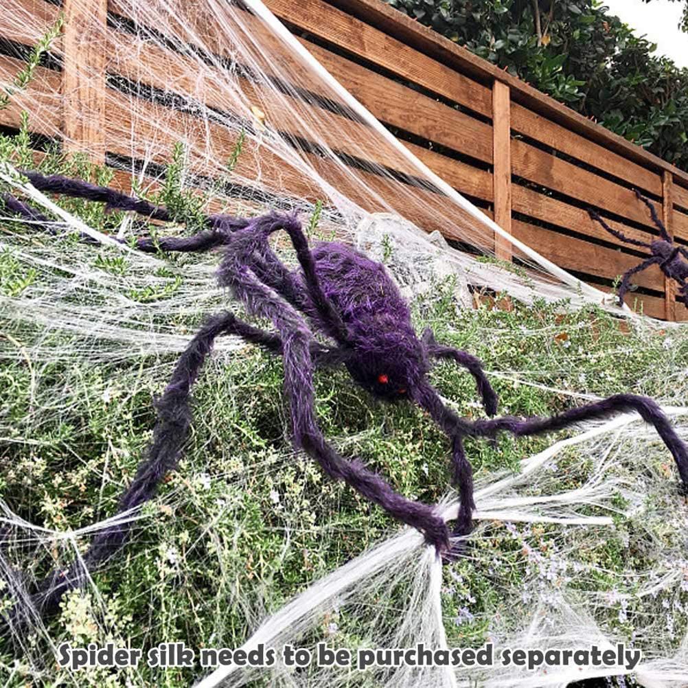 200cm Giant Halloween Spider Decorations Props Adjustable Simulation Hanging view 8