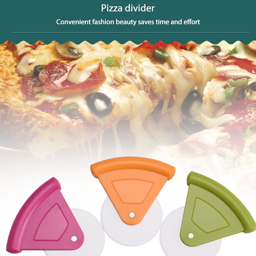 Plastic Pizza Wheels Cutter Pizza Slicing Tool Cake Bread Cutting Tools Baking view 8