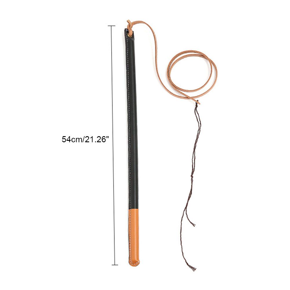 Imitation Leather Dog Training Whip Professional Dog Training Tool with Handle view 2