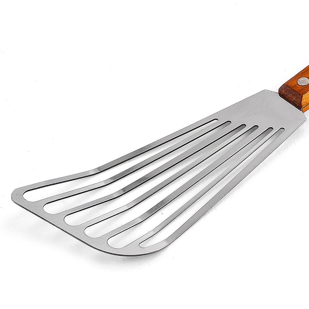 Nonslip Stainless Steel Frying Spatula Steak Shovel Kitchen Cookware view 3