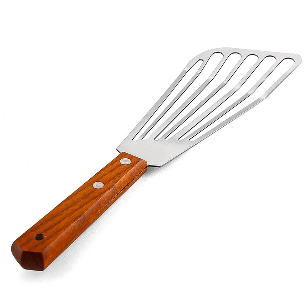 Nonslip Stainless Steel Frying Spatula Steak Shovel Kitchen Cookware view 4