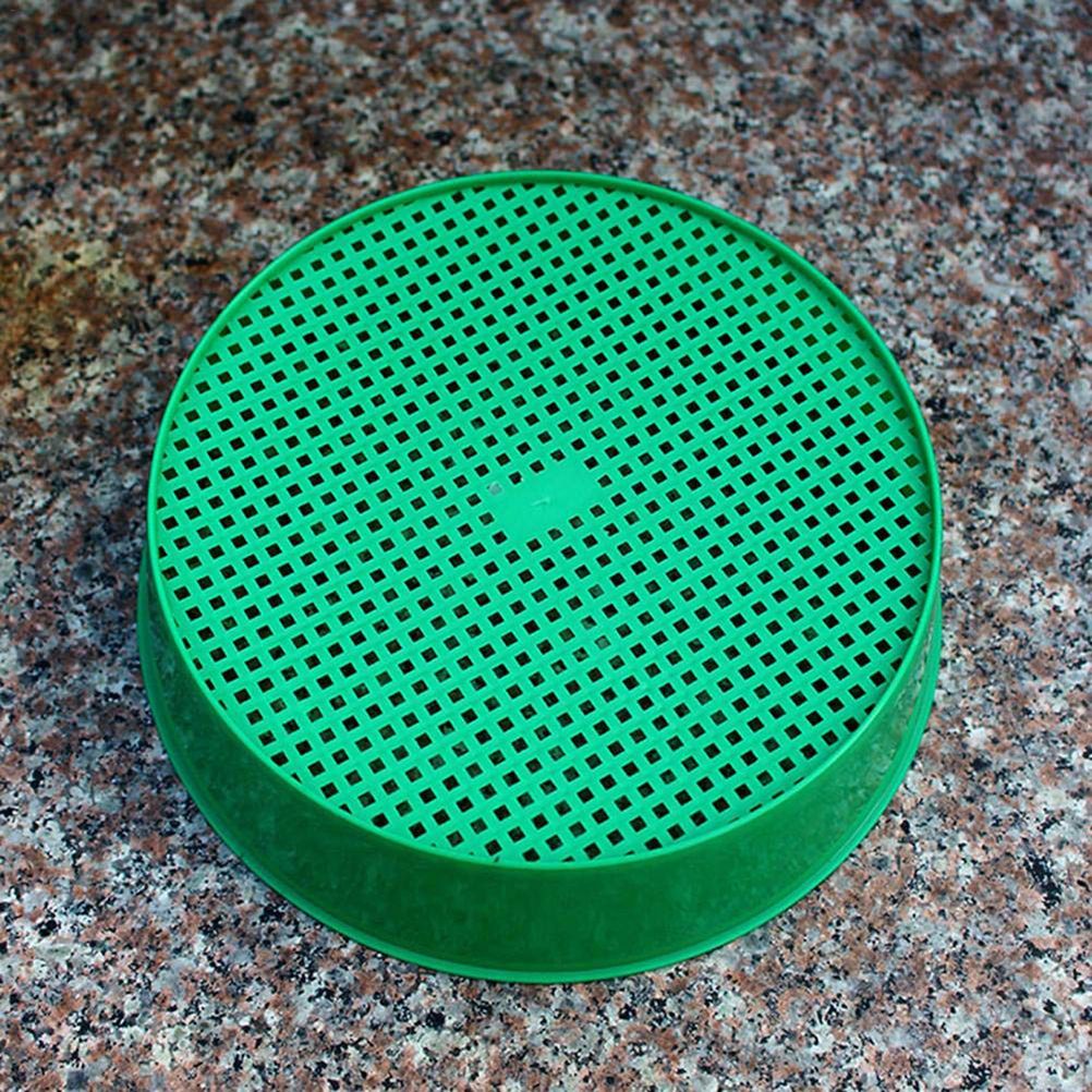 Garden Soil Sieve Handheld Soil Stone Mesh Plastic Garden Sieve Gardening Tool view 6
