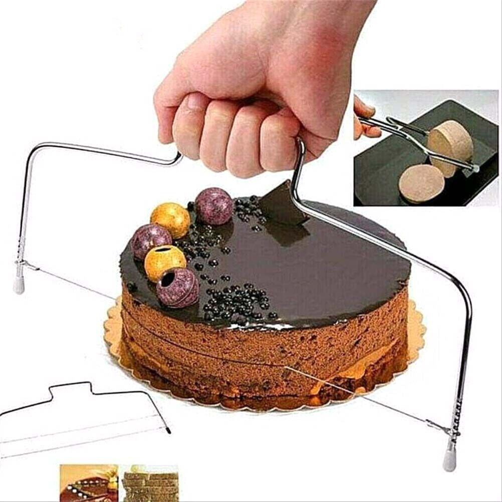 Cake Leveller Layer Cutter Wire Adjustable Cake Cutter Leveler Cake Slicer for view 2