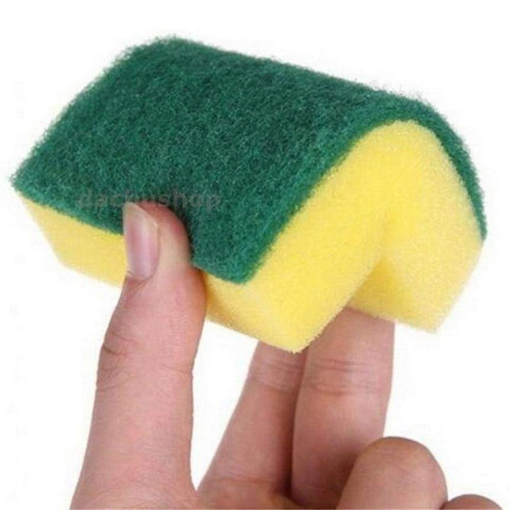 10Pcs Non Scratch Scrub Sponge Super Absorbent Multi Use Cleaning Sponges for view 3