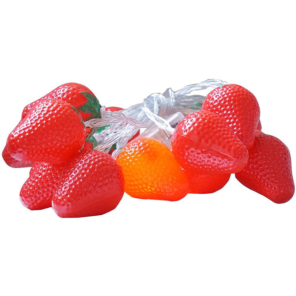 3 Meters 20LED Strawberry String Lights Battery Powered Indoor Outdoor view 3