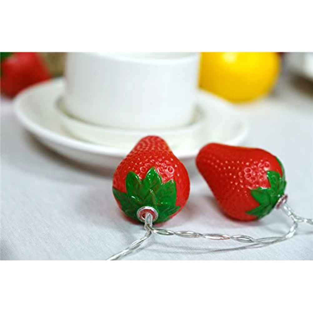 3 Meters 20LED Strawberry String Lights Battery Powered Indoor Outdoor view 6