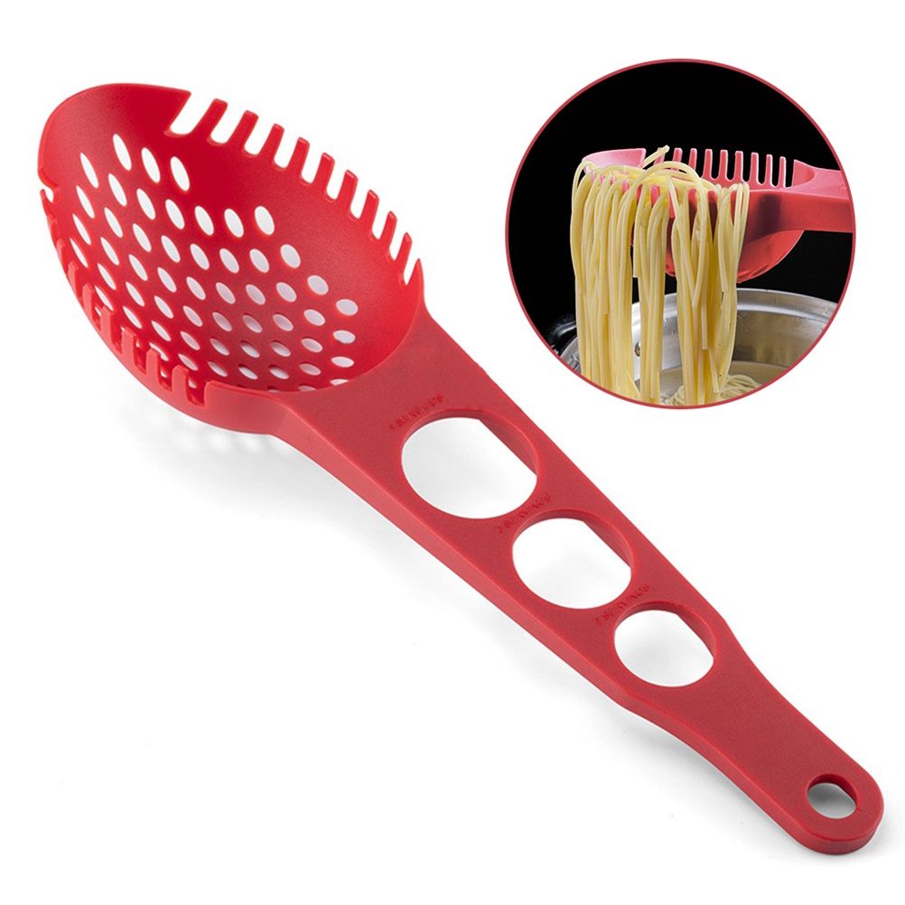 3 In 1 Multifunctional Spaghetti Spoon Claw Spoon Colander Spaghetti Measuring