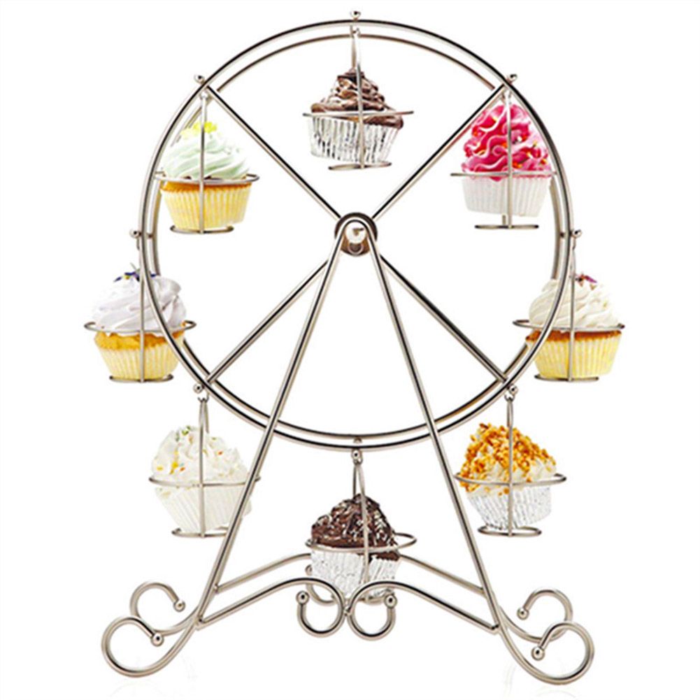Charmed Ferris Wheel Cupcake Stand 8 Cupcakes Display Stand for Carnival and