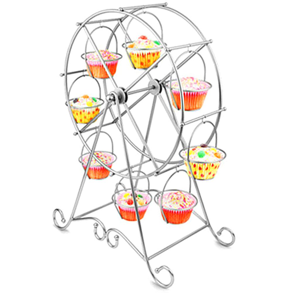 Charmed Ferris Wheel Cupcake Stand 8 Cupcakes Display Stand for Carnival and view 4