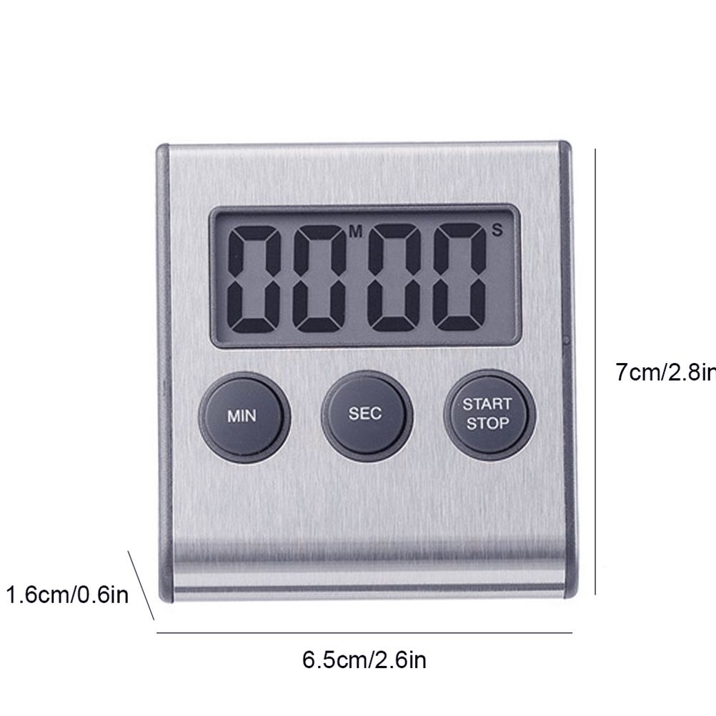 Digital Mini Kitchen Timer Alarm Clock Digital Cooking Timer Portable Magnetic view 12