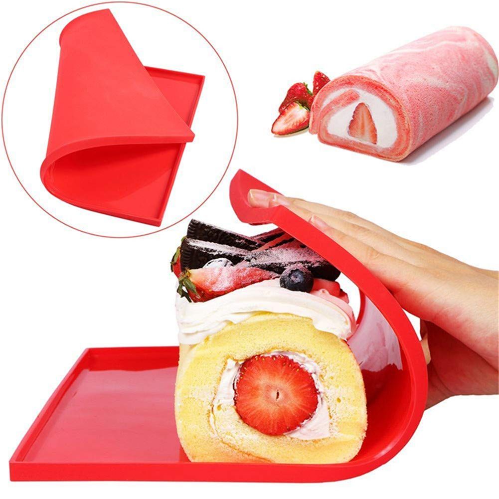 Swiss Roll Cake Mat Flexible Baking Tray Sheet Jelly Roll Pan Silicone Mold view 7