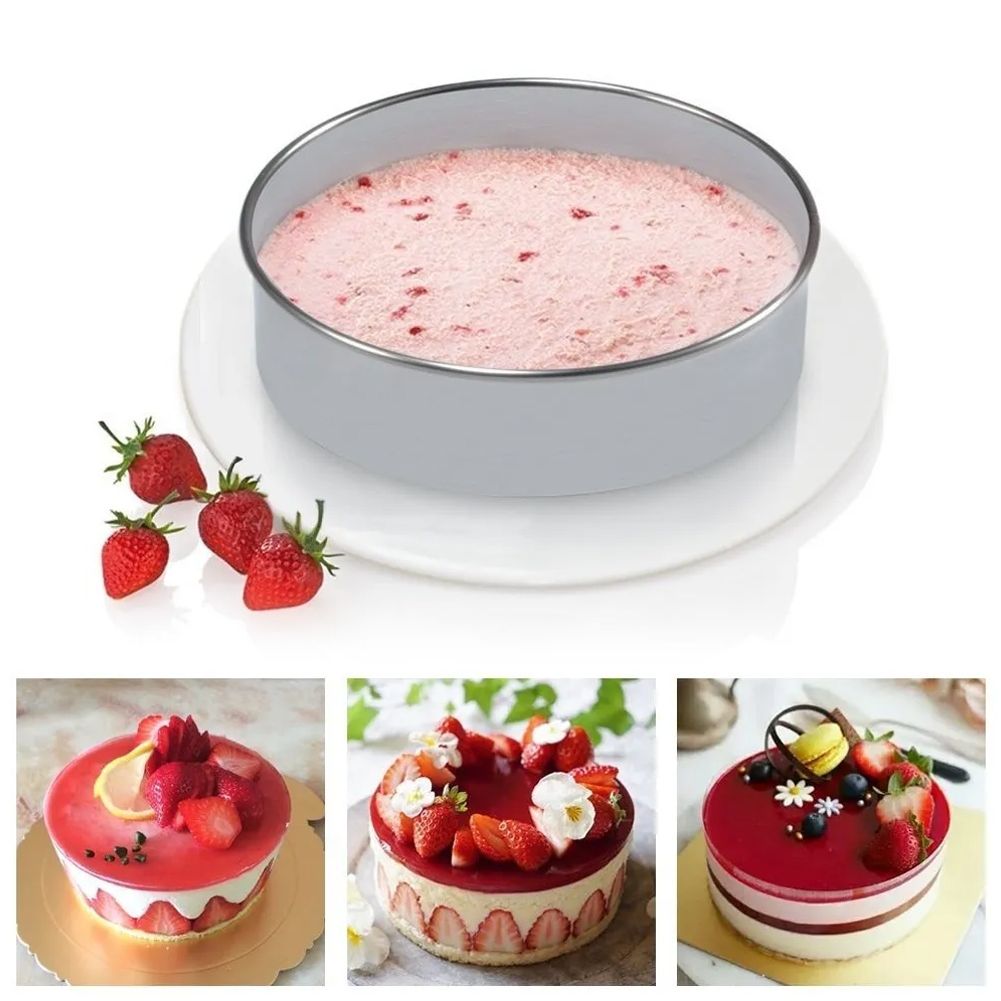 12PCS/Set Round Biscuit Cutter Stainless Steel Cutter Set Pastry Cutters for view 3