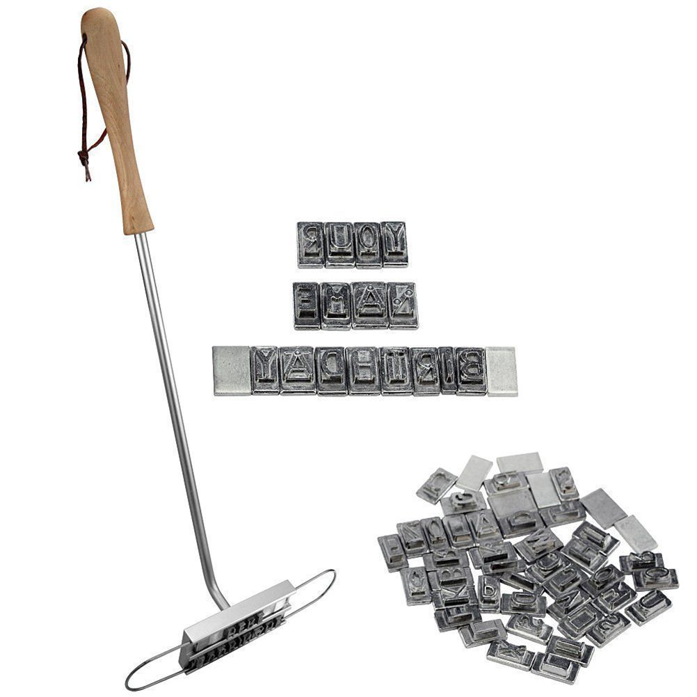 Barbecue Branding Iron Kits DIY Meat Tool Set Grill Branding Iron with view 2