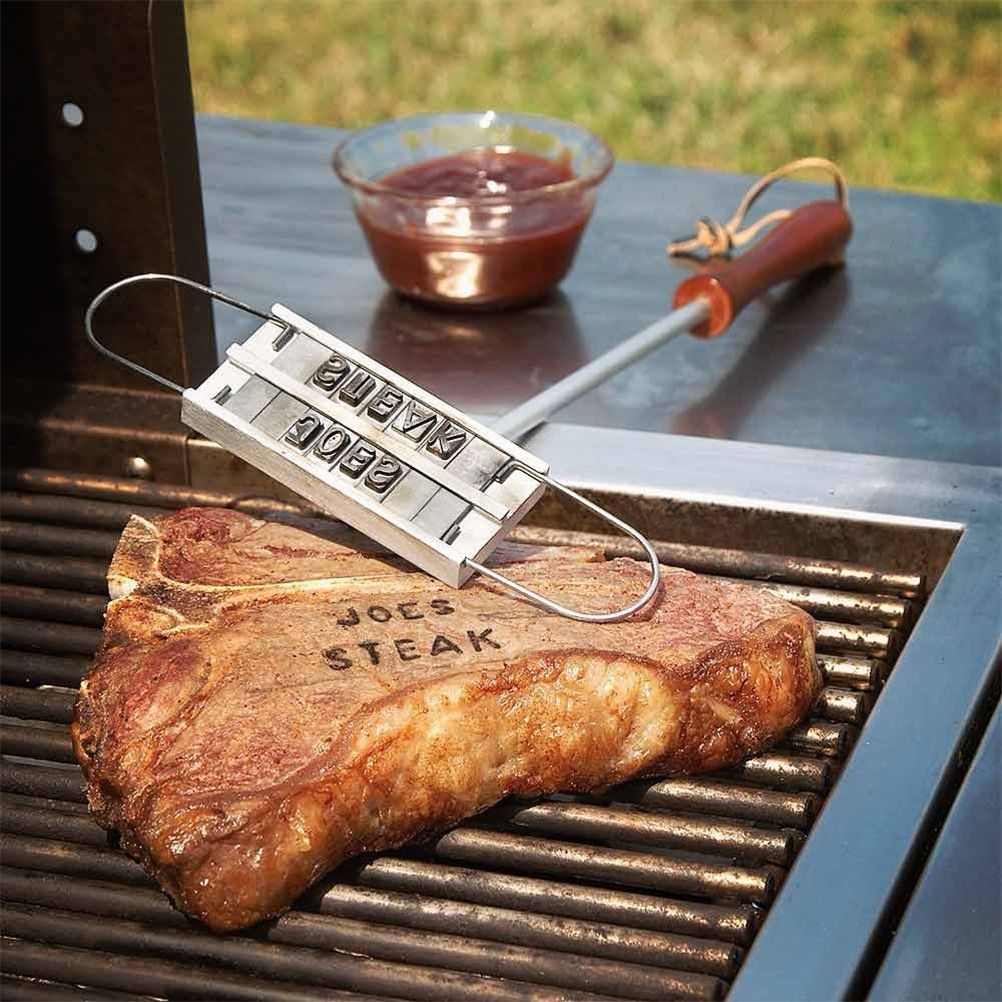Barbecue Branding Iron Kits DIY Meat Tool Set Grill Branding Iron with view 3