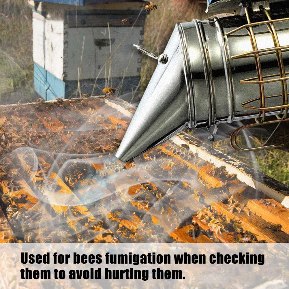 Stainless Steel Electric Bee Smoke Transmitter Kit Electric Beekeeping Tool view 3