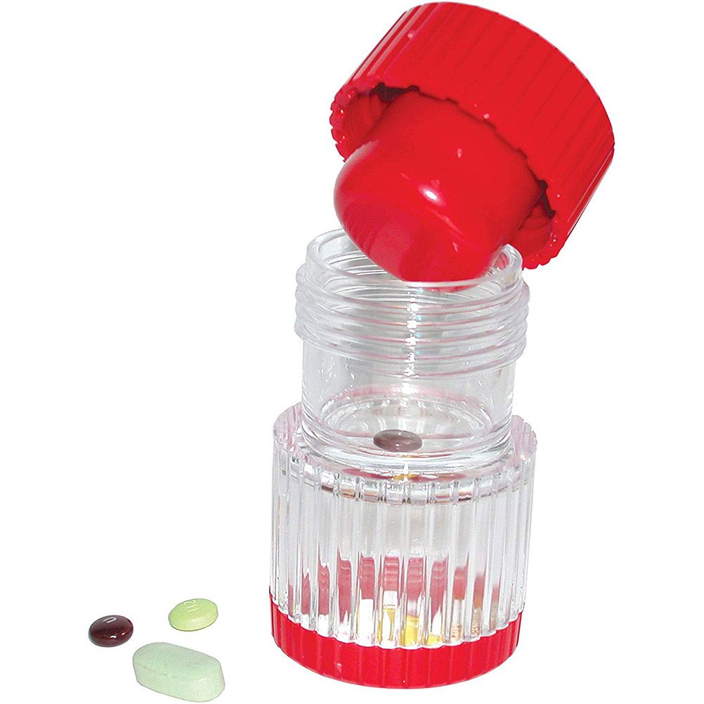 2 in 1 Portable Pill Crusher Pill Container Pulverizer Storage for Medicine view 6