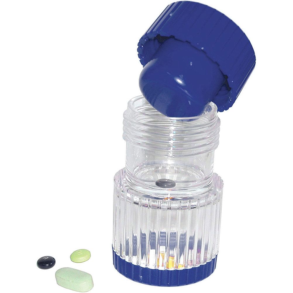 2 in 1 Portable Pill Crusher Pill Container Pulverizer Storage for Medicine view 7