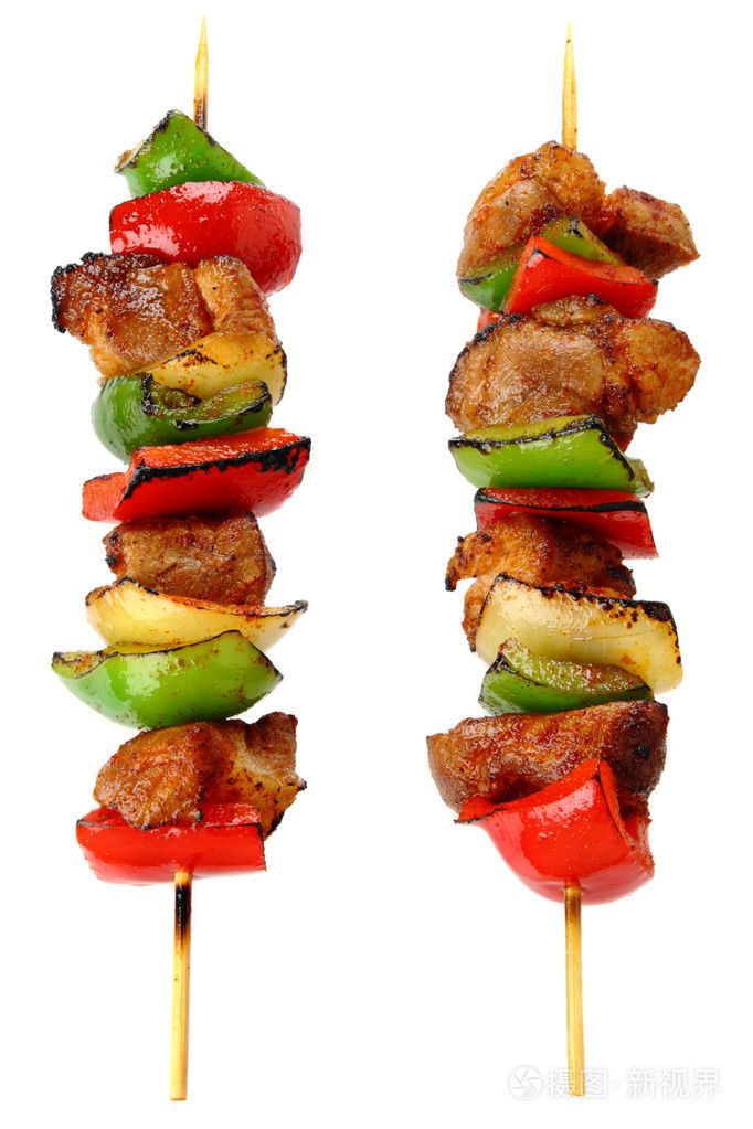 Stainless Steel Barbecue Skewers with Rack Grilling Needle and Holder Set view 5
