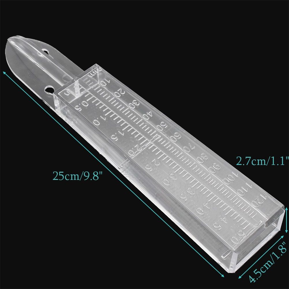 120ml Rain Gauge Dual Scale Plastic Rain Gauge Outdoor Rain Measuring Tool view 2