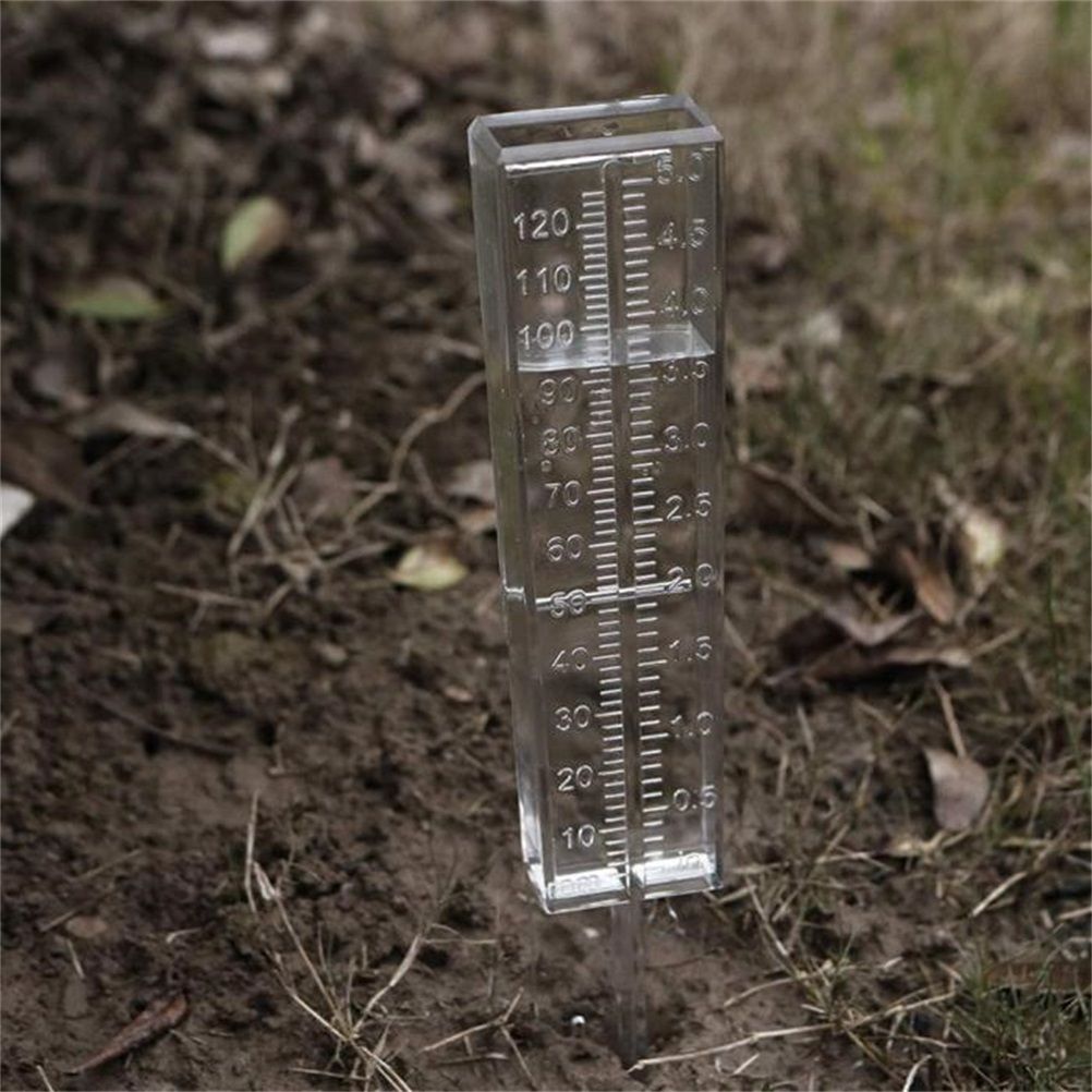 120ml Rain Gauge Dual Scale Plastic Rain Gauge Outdoor Rain Measuring Tool view 5
