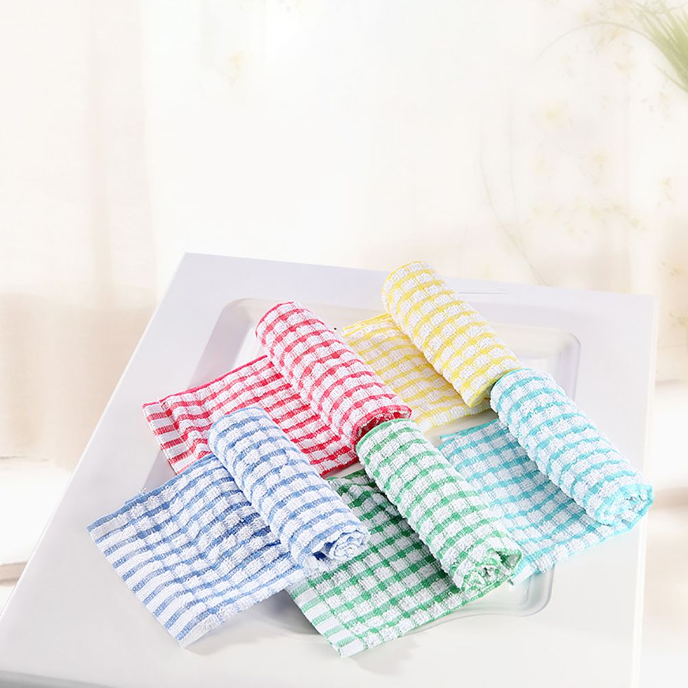 5pcs Kitchen Dish Towels Bulk Cotton Kitchen Hand Towels Dish Cloth for view 10
