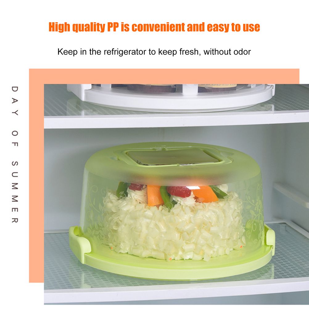 Cake Carrier Cover Cake Stand with Lid Dessert Serving Platter with Handle view 4