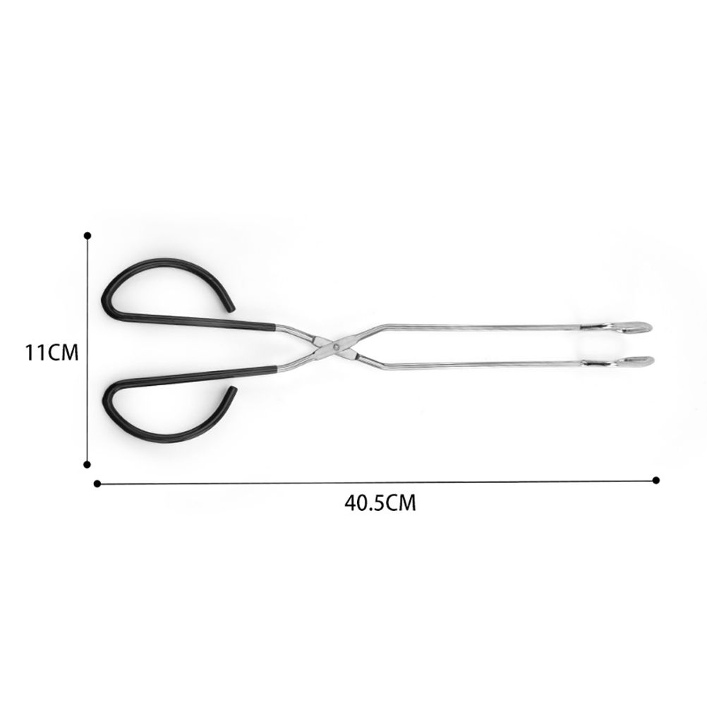Stainless Steel Scissor Tongs Food Meat Scissor Kitchen Food Baking Bread