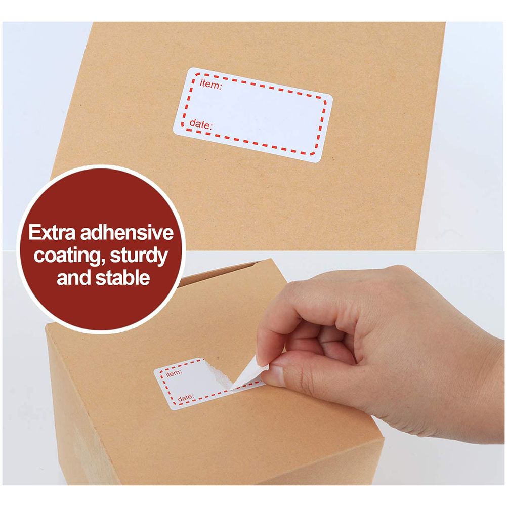 Freezer Food Labels Self Adhesive Date Labels Frozen Food Storage Stickers view 2