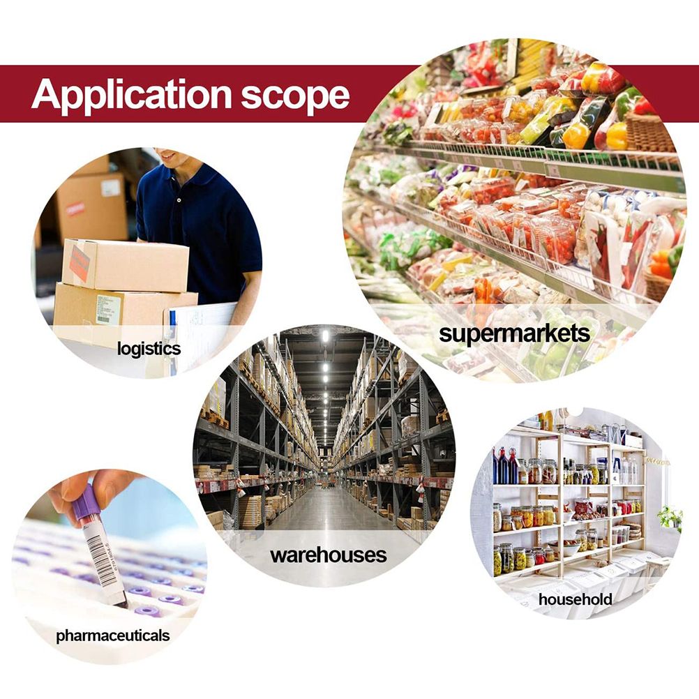 Freezer Food Labels Self Adhesive Date Labels Frozen Food Storage Stickers view 6