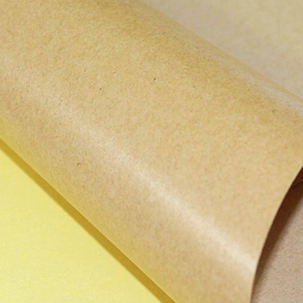 50 Sheet A4 Brown Kraft Sticker Paper Sheet Self Adhesive Label Inkjet Printer view 4